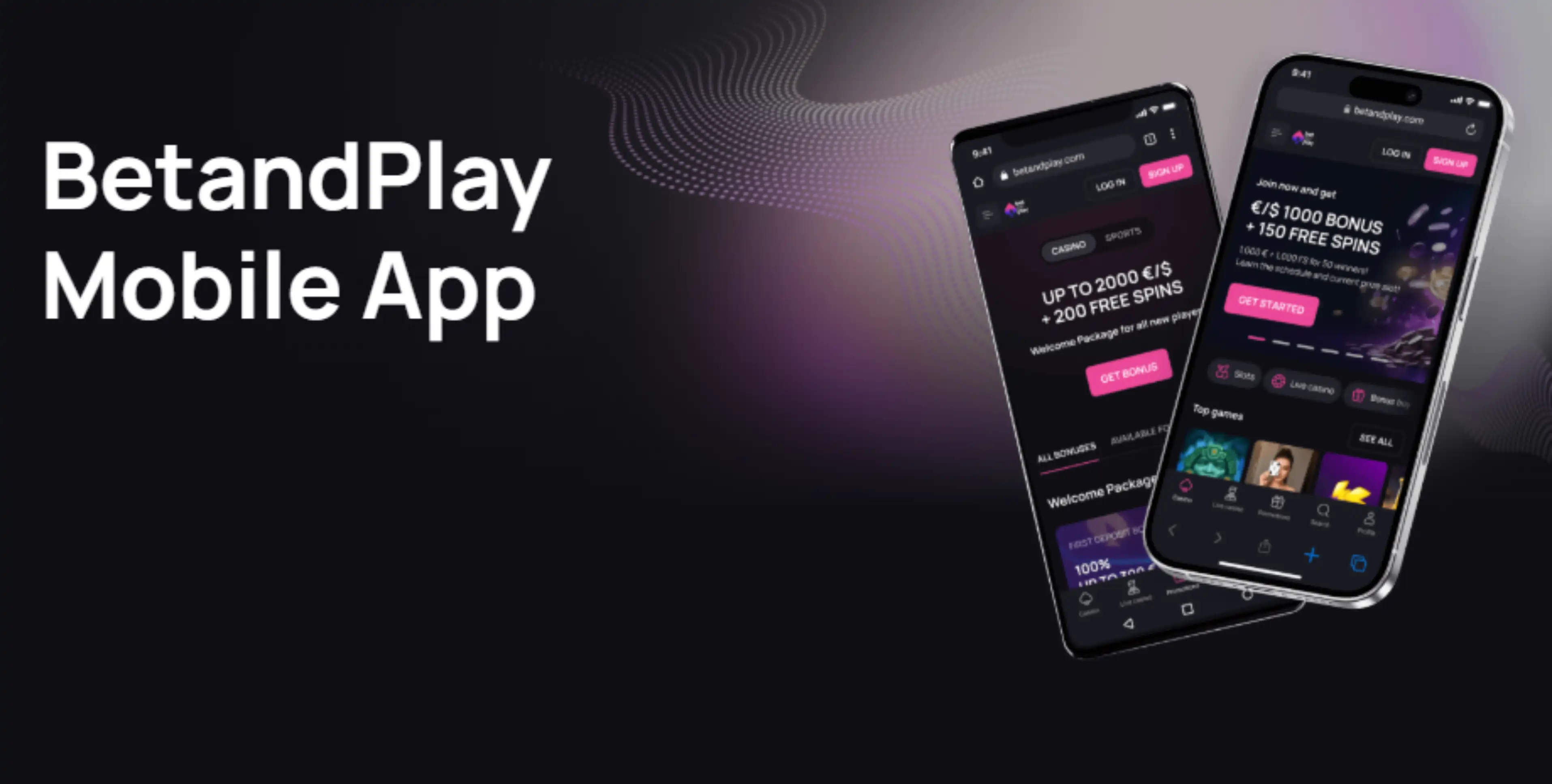 BetAndPlay Casino App-Screenshot